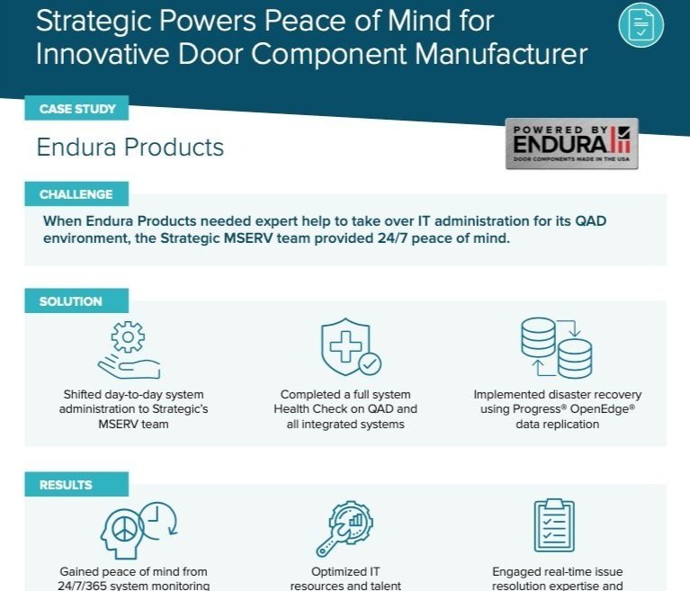 Endura product implementation